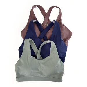 Running Girl Sports Bra Womens Size XS LOT OF 3 SPORTS BRAS